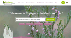 Desktop Screenshot of bispingen-touristik.de